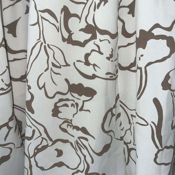 Entro Beige Print Long Sleeves Romper - Picture 3 of 7